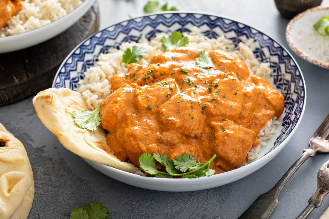 A plate of curry A plate of curry