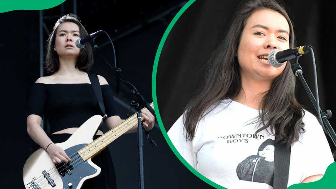 Mitski in Boston, Massachusetts (L). Mitski Miyawaki in Atlanta City (R).