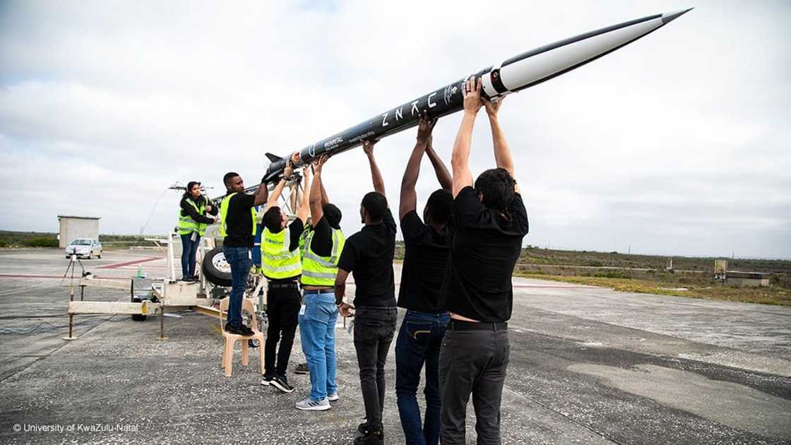 UKZN engineering students design and launch rocket