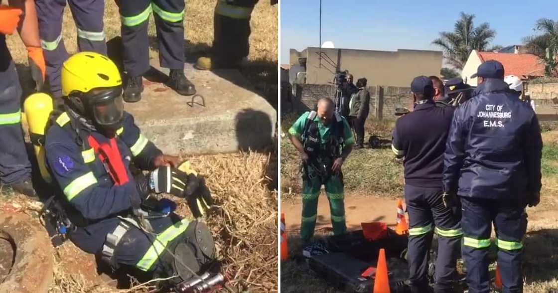 Joburg EMS, deploys robots, search for 6yr old boy, fell down manhole, missing for more than 6 days Joburg EMS, deploys robots, search for 6yr old boy, fell down manhole, missing for more than 6 days