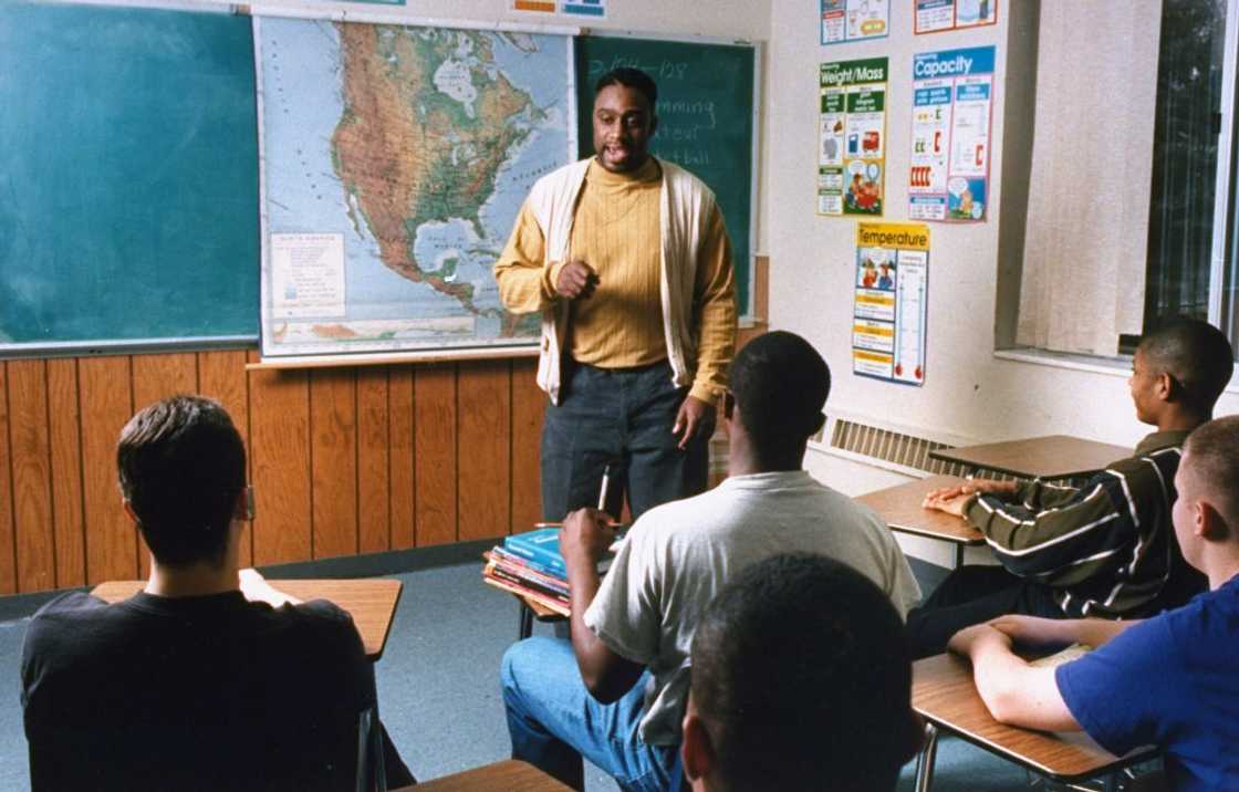 Class teacher teaching