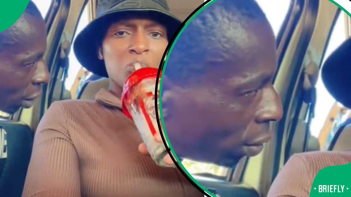 Beggar targets stranger in taxi Beggar targets stranger in taxi