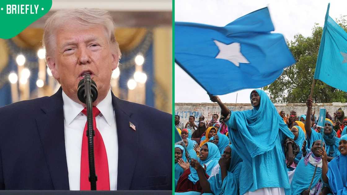 Donald Trump has insulted Somalis during a White House Easter lunch Donald Trump has insulted Somalis during a White House Easter lunch