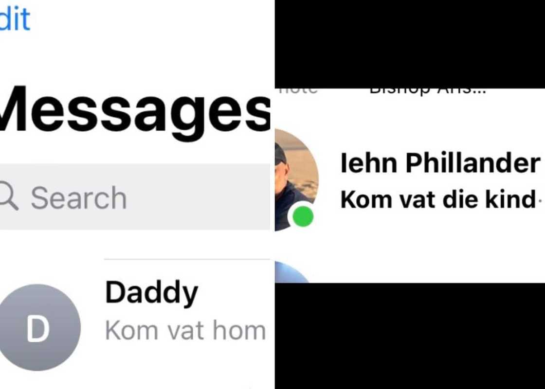 A dad hilariously messaged his daughter on every social media platform to fetch his grandchild. A dad hilariously messaged his daughter on every social media platform to fetch his grandchild.