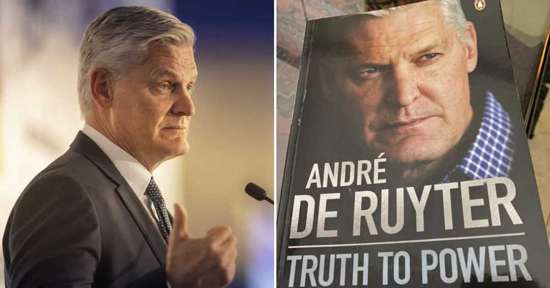 Ex-Eskom CEO Andre de Ruyter's tell all book was illegally uploaded to social media