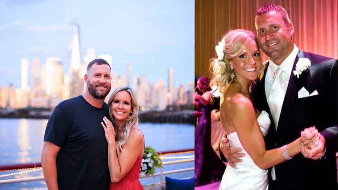 Ben Roethlisberger and his wife Ashley Harlan Ben Roethlisberger and his wife Ashley Harlan