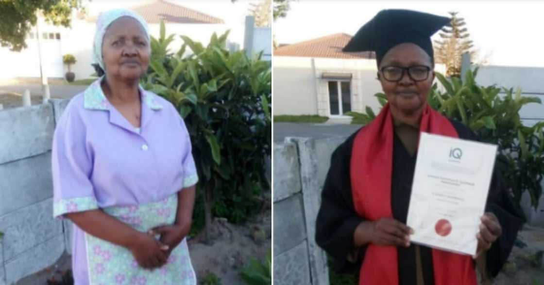 Domestic Worker, Degree, 60, Inspirational, Social media reactions Domestic Worker, Degree, 60, Inspirational, Social media reactions
