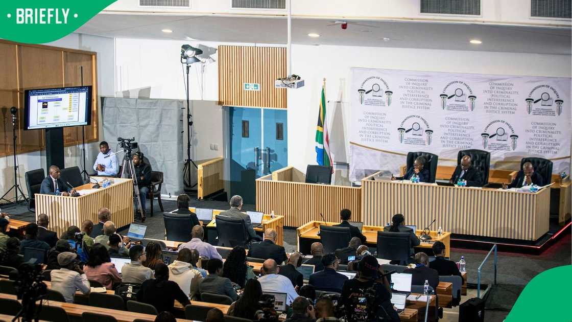 KwaZulu-Natal Police Commissioner Lieutenant Nhlanhla Mkhwanazi testifies during the first day of the Madlanga Commission of Inquiry KwaZulu-Natal Police Commissioner Lieutenant Nhlanhla Mkhwanazi testifies during the first day of the Madlanga Commission of Inquiry