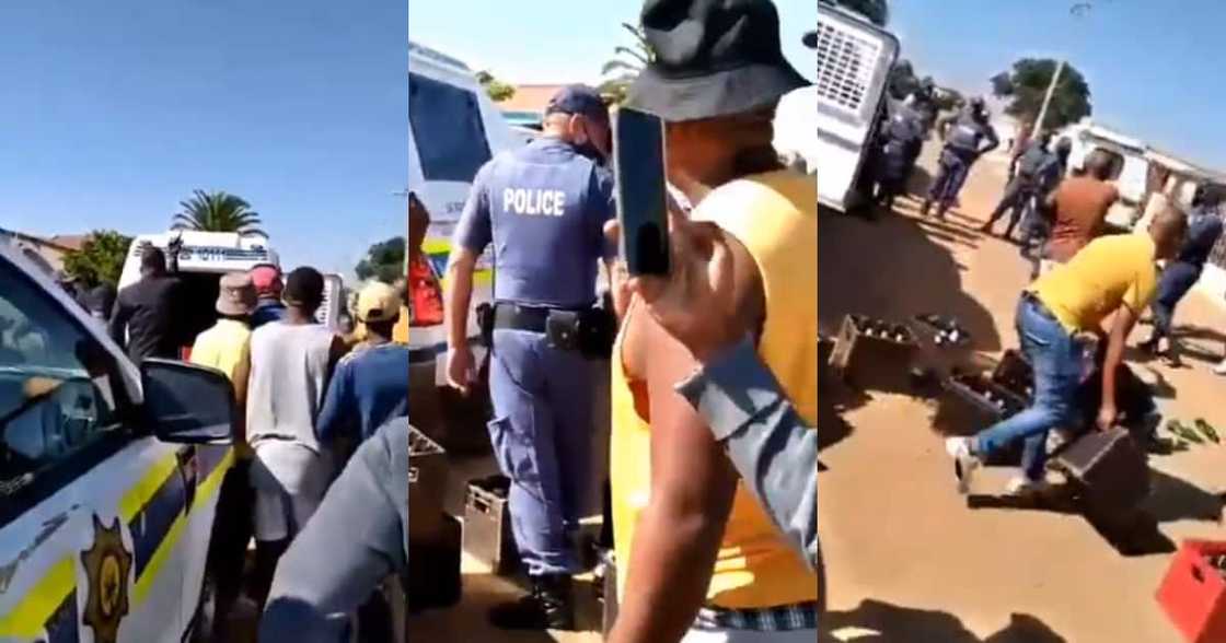 Cops and Locals Clash over Confiscated Booze, Sa Has Mixed Reactions Cops and Locals Clash over Confiscated Booze, Sa Has Mixed Reactions