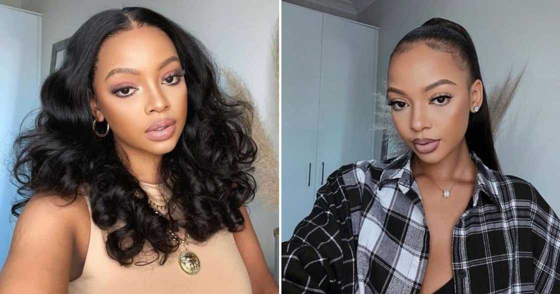 Mihlali Ndamase, alleged bae, Leeroy Sidambe, loved up snap Mihlali Ndamase, alleged bae, Leeroy Sidambe, loved up snap