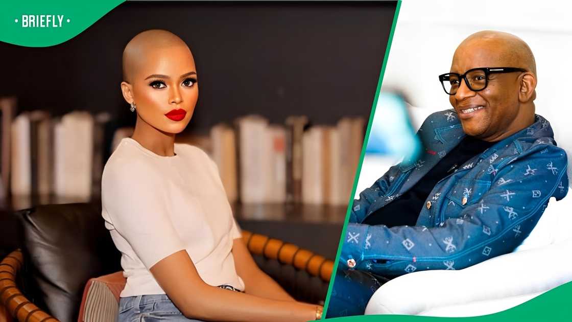 Lebo M's wife showed off her luxury travel set.