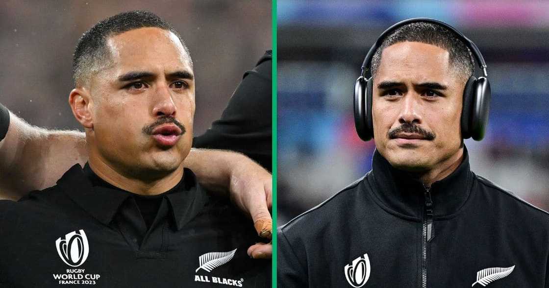 Aaron Smith of New Zealand reacted as his team sing their national anthem prior to the Rugby World Cup Final match between New Zealand and South Africa at Stade de France on October 28, 2023 in Paris, France. Aaron Smith of New Zealand reacted as his team sing their national anthem prior to the Rugby World Cup Final match between New Zealand and South Africa at Stade de France on October 28, 2023 in Paris, France.
