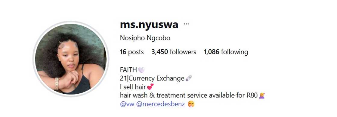 Mpumelelo Mseleku shares mystery SA woman's Instagram story