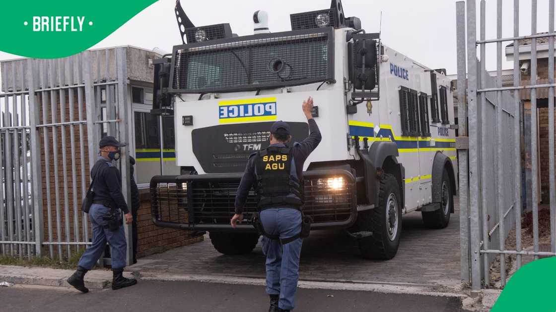 Members of South African Police Services' Anti-Gang Unit