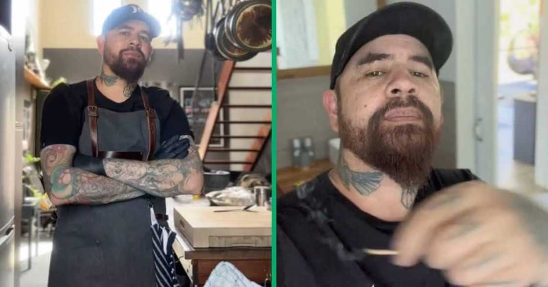 Man shares tips on how to keep the bathroom fresh. Man shares tips on how to keep the bathroom fresh.