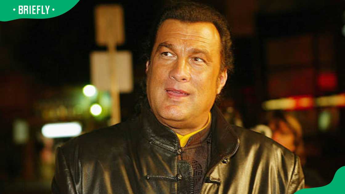 Steven Seagal at the "Godzilla Final Wars" premiere