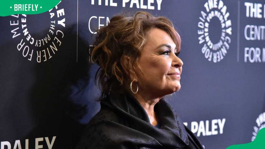 Actress Roseanne Barr attending an event at The Paley Center for Media in 2018 Actress Roseanne Barr attending an event at The Paley Center for Media in 2018