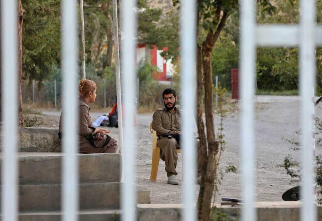 Mortazaee, who is a member of the Iranian Kurdish rebel group Komala, spoke with AFP at a base it operates outside Sulaimaniyah in neighbouring Iraqi Kurdistan Mortazaee, who is a member of the Iranian Kurdish rebel group Komala, spoke with AFP at a base it operates outside Sulaimaniyah in neighbouring Iraqi Kurdistan