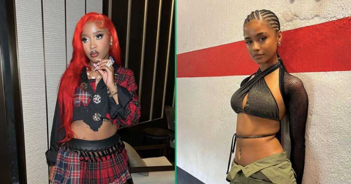 Uncle Waffles and Tyla vibe in viral video Uncle Waffles and Tyla vibe in viral video