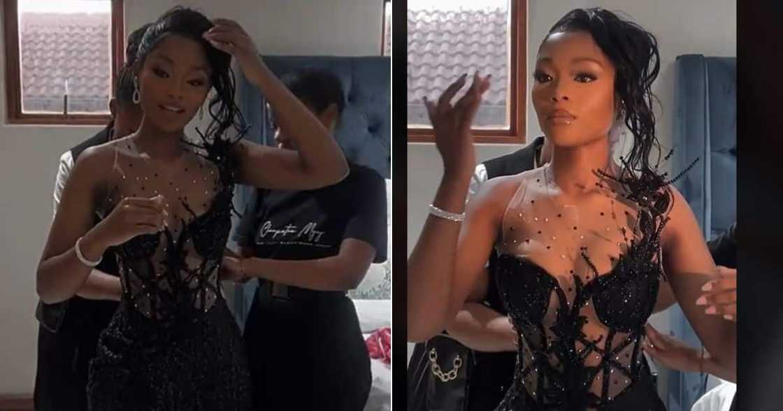 TikTok video of matriculant's dress for formal school dance TikTok video of matriculant's dress for formal school dance