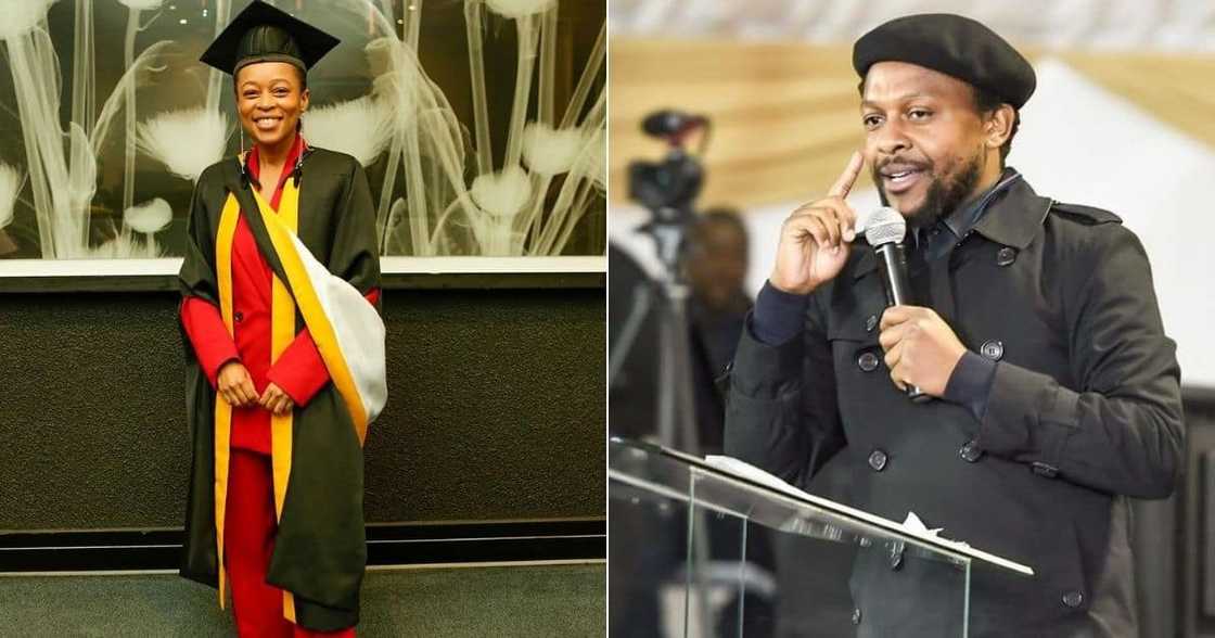 Mbuyiseni Ndlozi, Proud of Partner, Mmabatho Montsho, Academic, Achievement Mbuyiseni Ndlozi, Proud of Partner, Mmabatho Montsho, Academic, Achievement