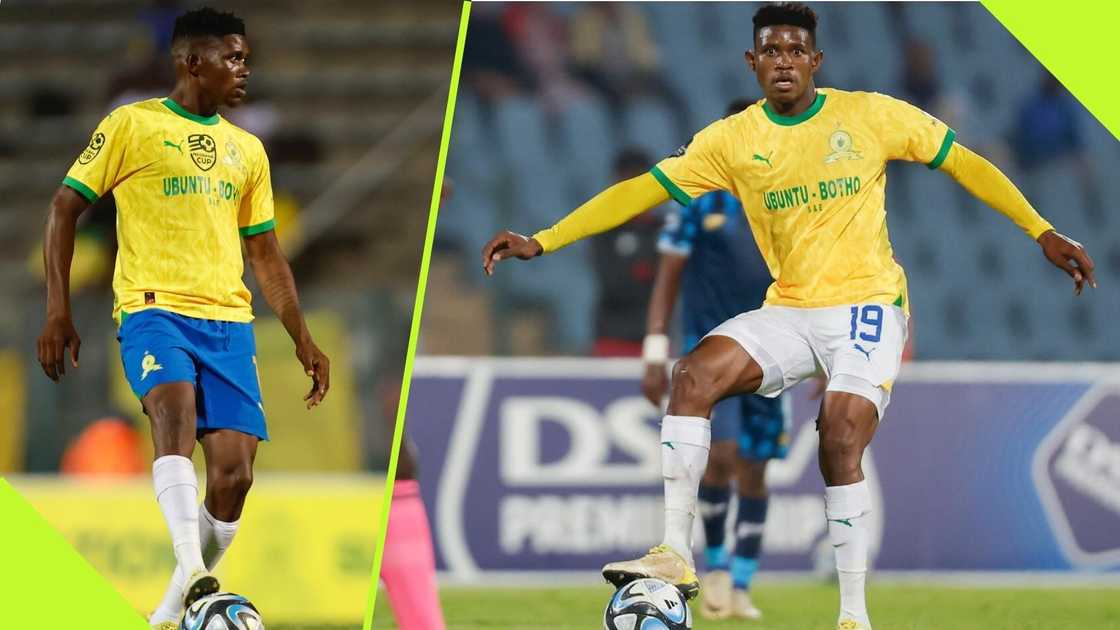 Bathusi Aubaas has earned praise from Mamelodi Sundowns coach Manqoba Mngqithi.