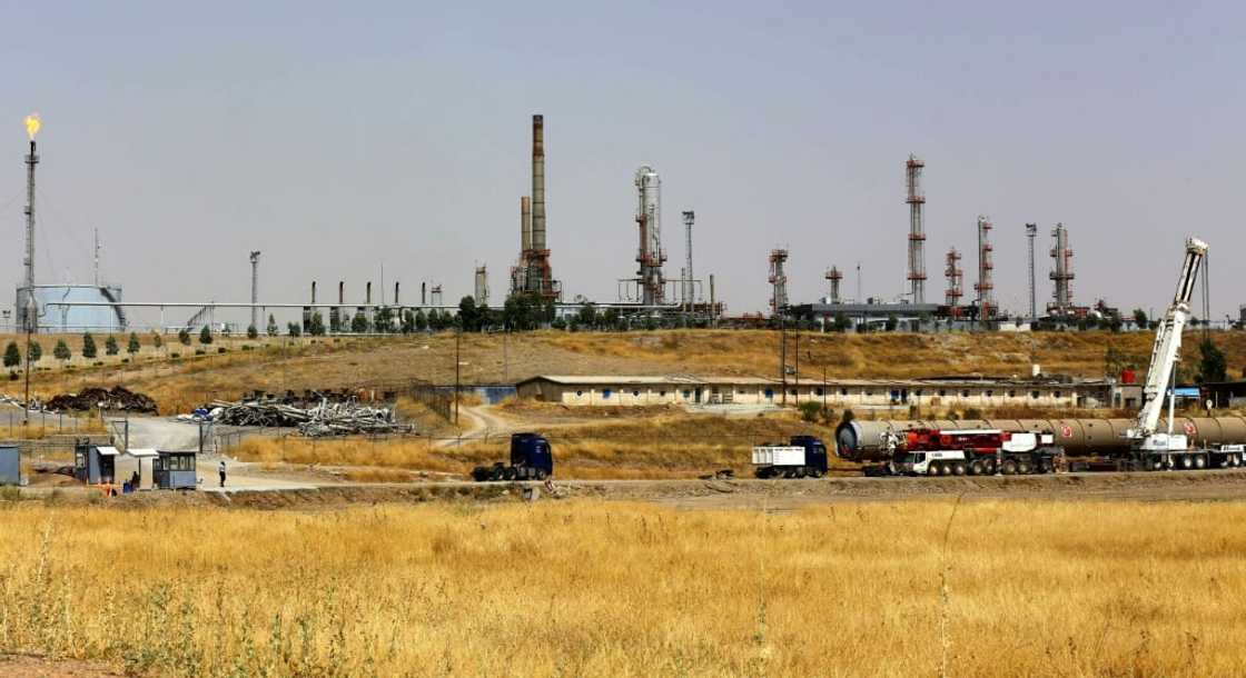 Kurdistan's oil production amounts to just over 450,000 barrels per day