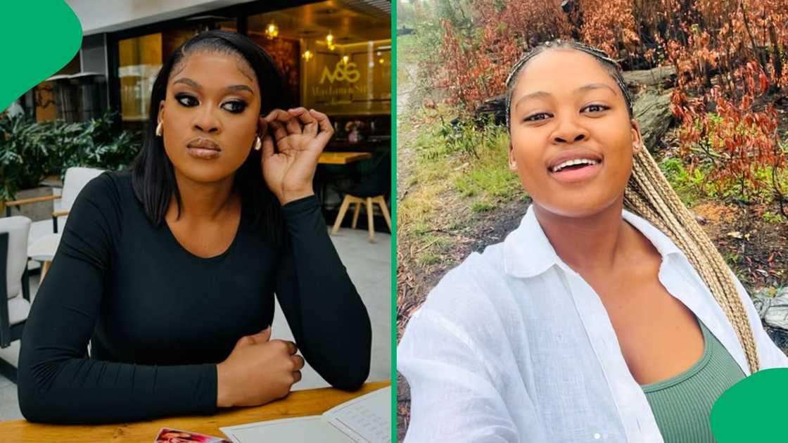 Asavela Mqokiyana ditched the heavy make-up and showed off some real natural beauty.