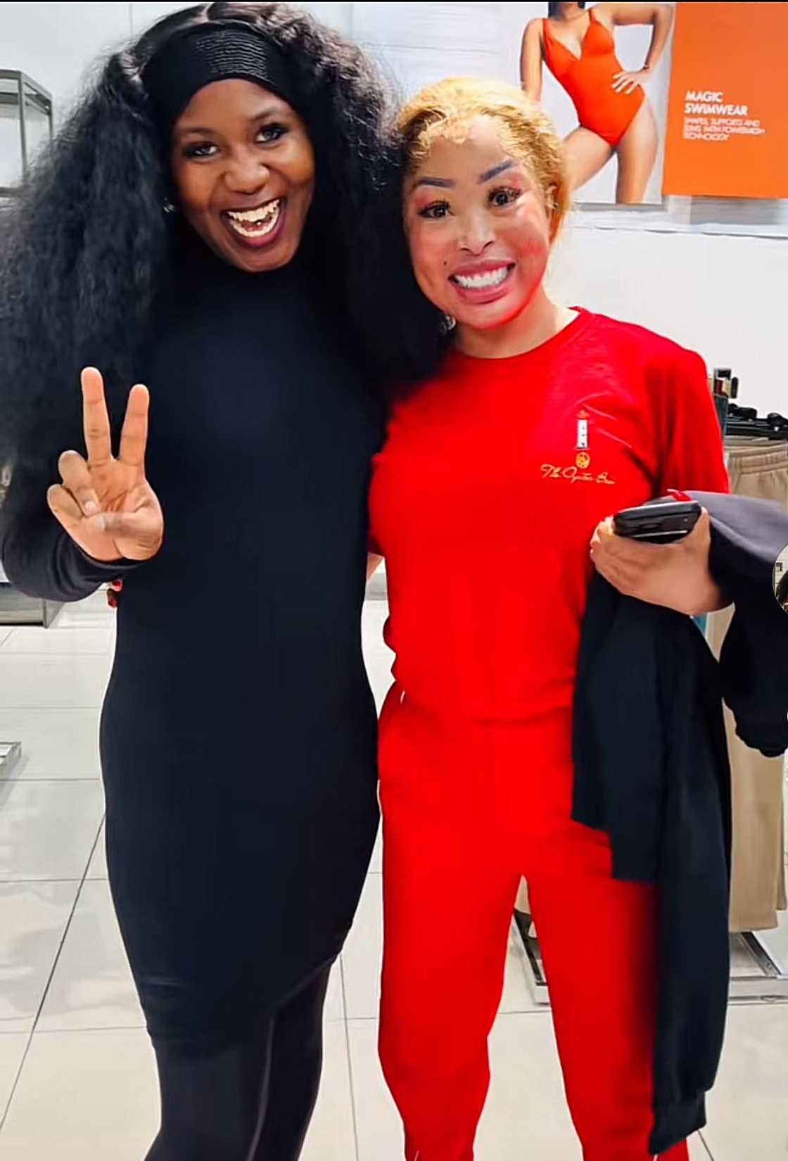 Khanyi Mbau's new look surprised SA. Khanyi Mbau's new look surprised SA.