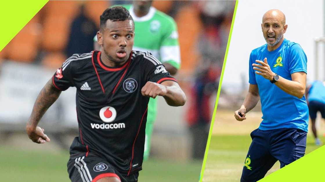 Former Orlando Pirates star Kermit Erasmus praised Miguel Cardoso. Former Orlando Pirates star Kermit Erasmus praised Miguel Cardoso.