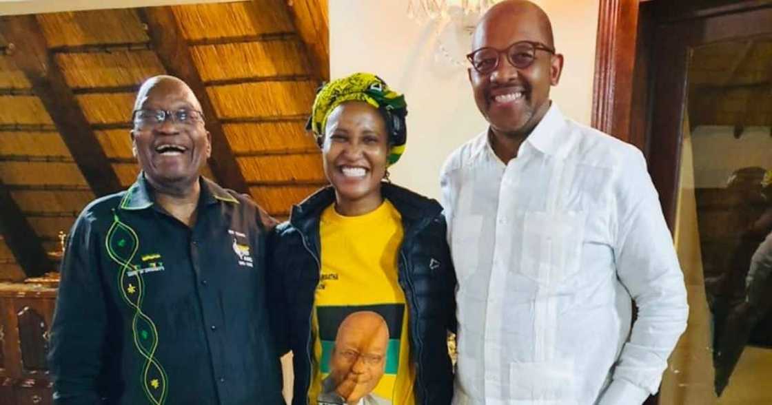 Duduzile Zuma-Sambudla, Day, Zuma, Father, Hug