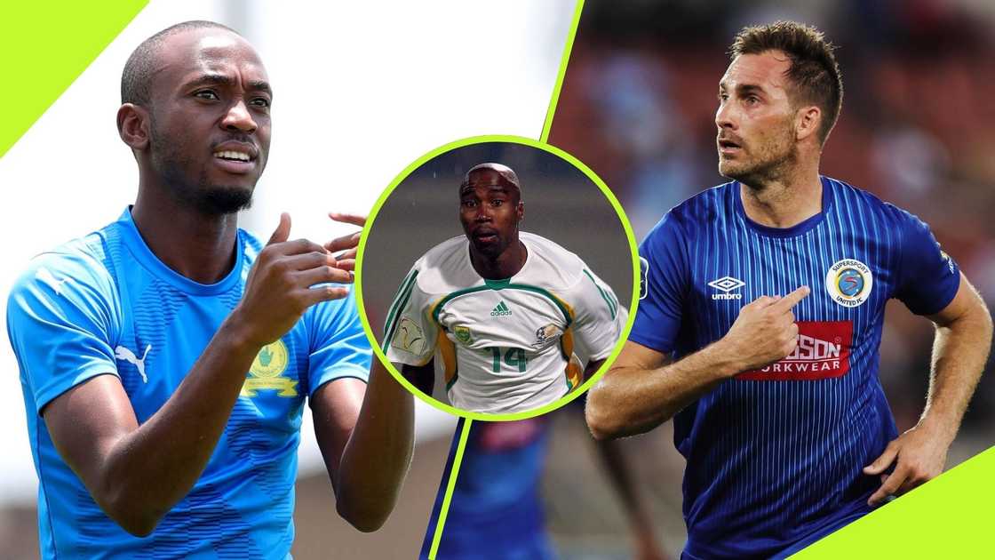 Veterans Peter Shalulie and Bradley Grobelr are both chasing Siyabonga Nomvethe's PSL record.