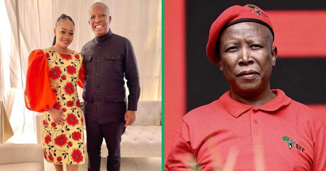 Julius Malema and wife Mantwa Malema at Durban July Julius Malema and wife Mantwa Malema at Durban July