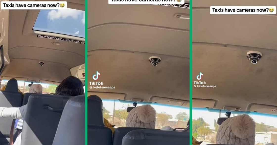 A video of taxi with CCTV camera inside A video of taxi with CCTV camera inside