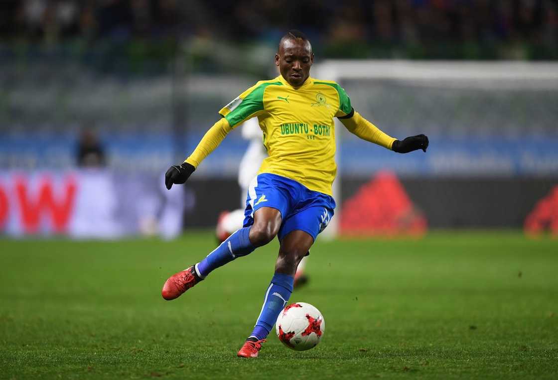 Khama Billiat in action during the FIFA Club World Cup second-round match Khama Billiat in action during the FIFA Club World Cup second-round match