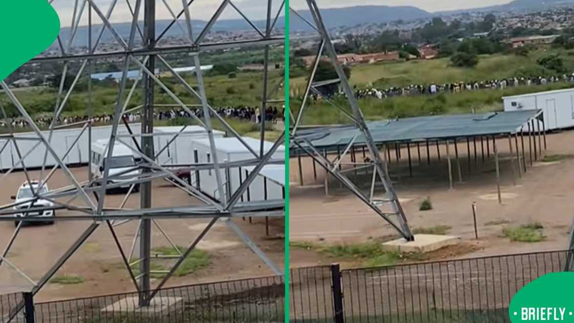 The screenshot on the right captured a lot of people who were submitting their cv for a job ad