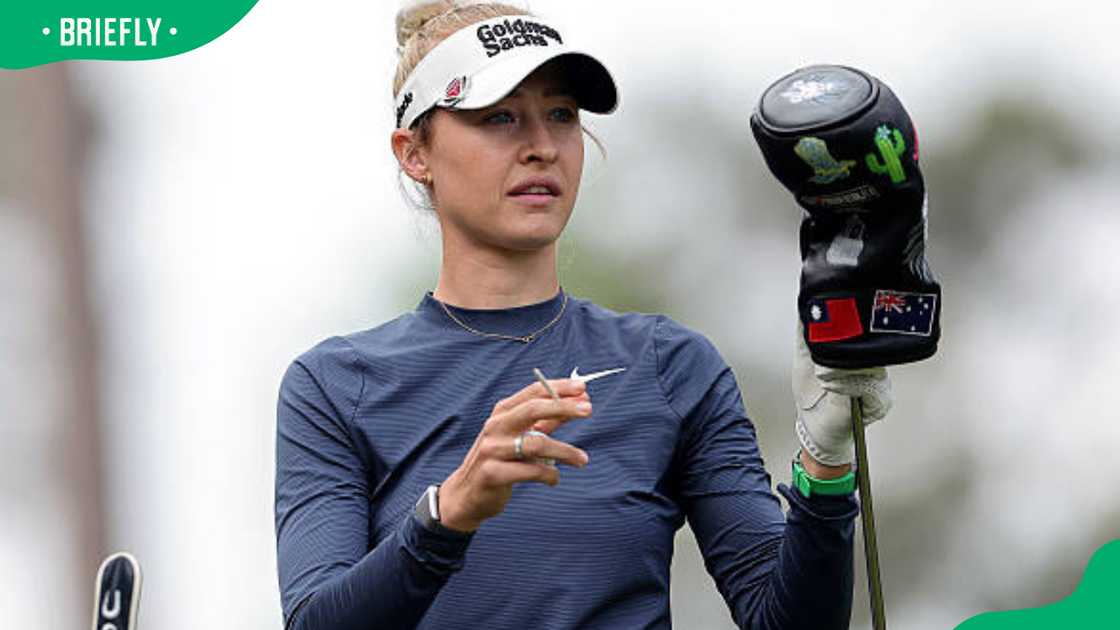 Nelly Korda during the first round of The Chevron Championship 2025 Nelly Korda during the first round of The Chevron Championship 2025