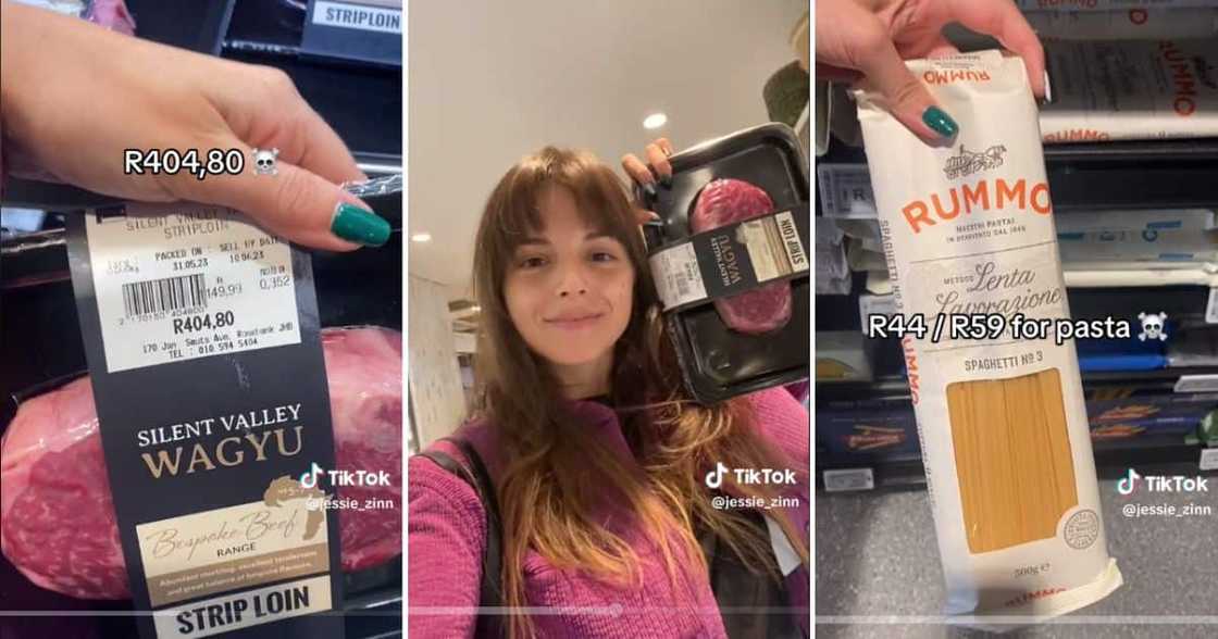 Woman shows one of the most expensive places to shop for groceries Woman shows one of the most expensive places to shop for groceries