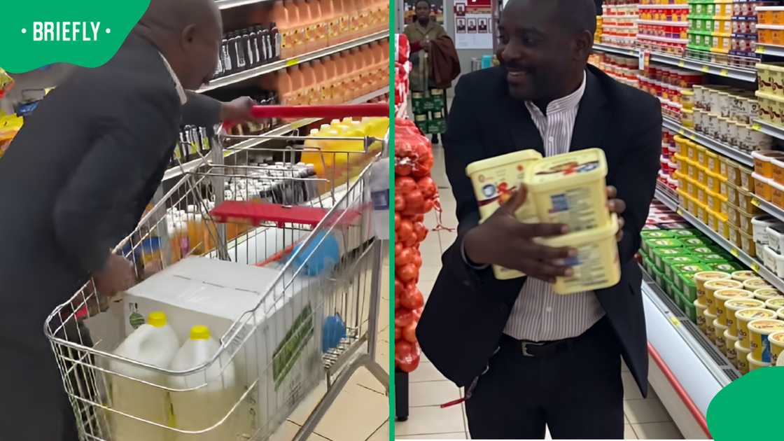 Zambian dad tries Shoprite trolley dash Zambian dad tries Shoprite trolley dash