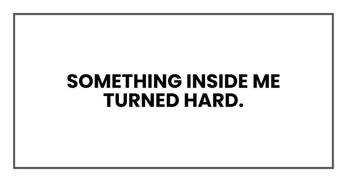 Looking at her mother.