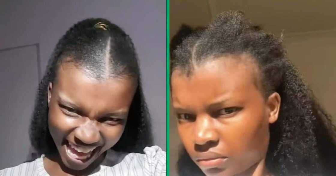 A woman shared how damaged her hairstyle was after she slept with it and woke up to find it in a poor state A woman shared how damaged her hairstyle was after she slept with it and woke up to find it in a poor state