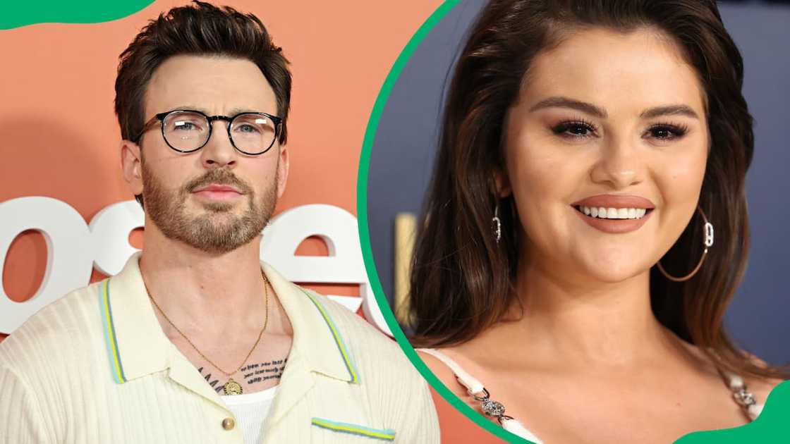 Selena Gomez and Chris Evans Selena Gomez and Chris Evans