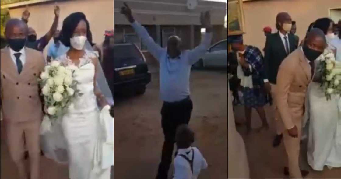 Hilarious Madala Leaves Mzansi in Stiches After Pranking Wedding Party Hilarious Madala Leaves Mzansi in Stiches After Pranking Wedding Party