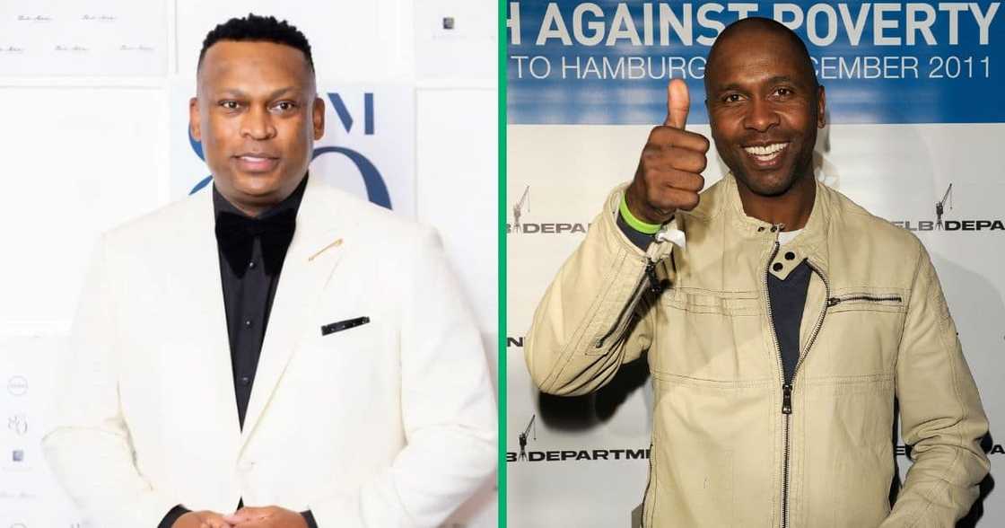 Sportscaster Robert Marawa is supporting former Bafana Bafana star Lucas Radebe's SAFA presidential bid. Sportscaster Robert Marawa is supporting former Bafana Bafana star Lucas Radebe's SAFA presidential bid.