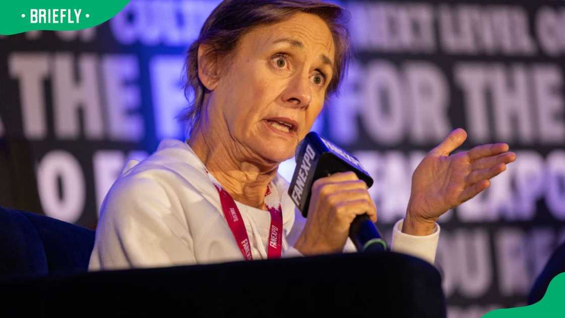 Laurie Metcalf during the Meet The Cast Of Scream panel at Donald E. Stephens Convention Center