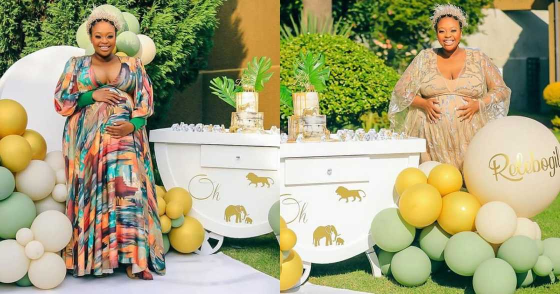 Relebogile Mabotja's Baby Shower Was Lit, Photos Show Elegant Celebration Relebogile Mabotja's Baby Shower Was Lit, Photos Show Elegant Celebration