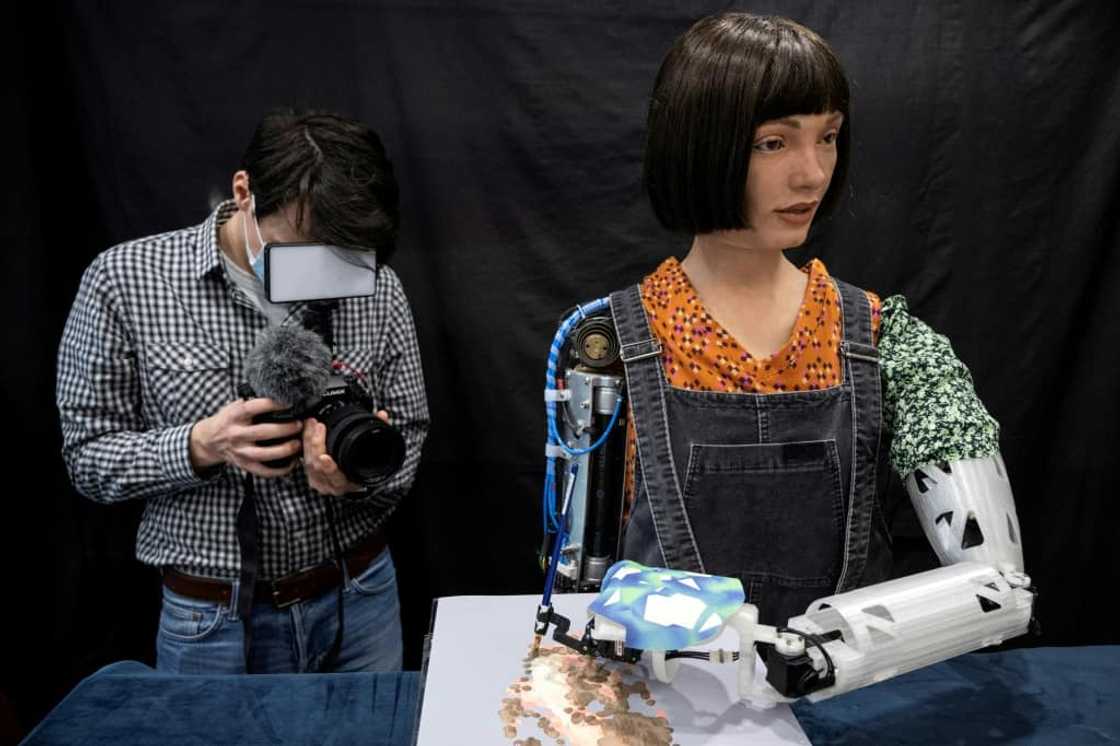 Ultra-realistic robot artist Ai-Da and other robots will join the summit looking at how to harness AI for empowering humanity Ultra-realistic robot artist Ai-Da and other robots will join the summit looking at how to harness AI for empowering humanity