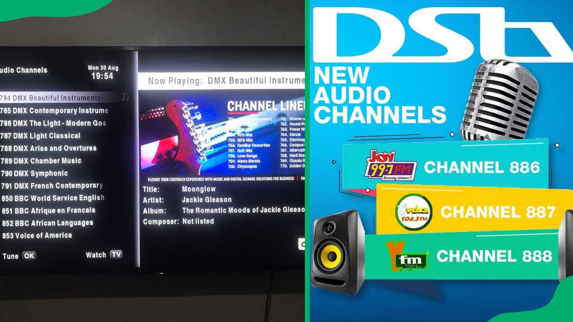 DStv EasyView audio channels DStv EasyView audio channels
