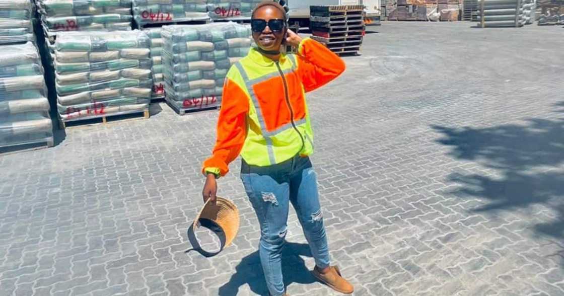 A lady in Limpopo who has a construction company and employs ladies