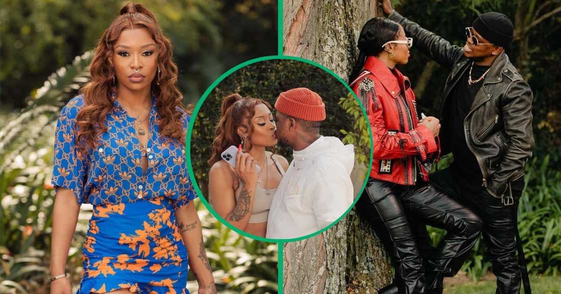 DJ Zinhle is being accused of disrespecting her husband Murdah Bongz at her Las Vegas trip with US musician Usher. DJ Zinhle is being accused of disrespecting her husband Murdah Bongz at her Las Vegas trip with US musician Usher.